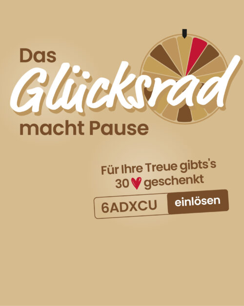 Glücksrad macht Pause